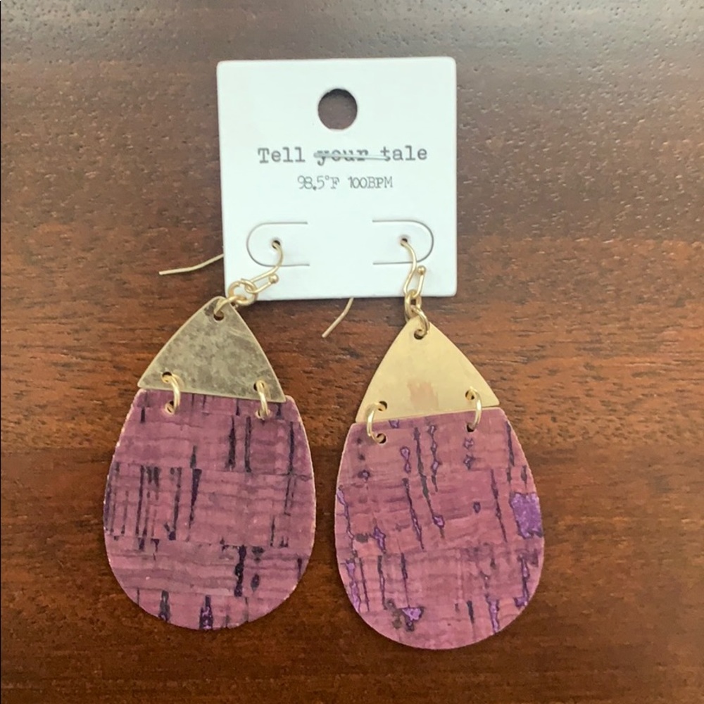 Purple Statement Earrings💜